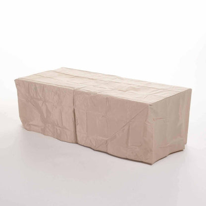 Haven 56" Rectangular Outdoor Fire Table | Wood-Look Finish, 50,000 BTU