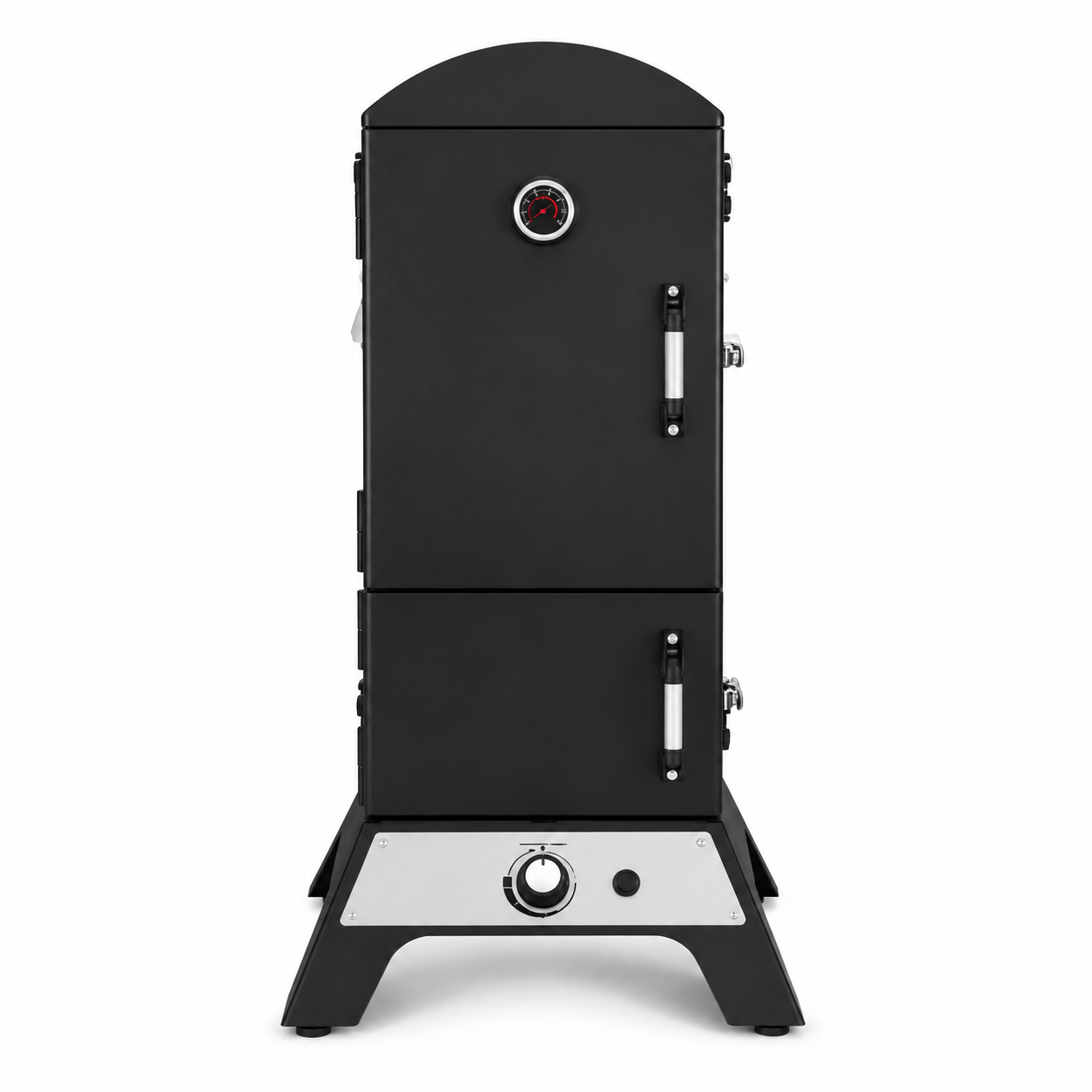 Vertical Propane Cabinet Smoker with Stainless Steel Racks and Precision Temperature Control