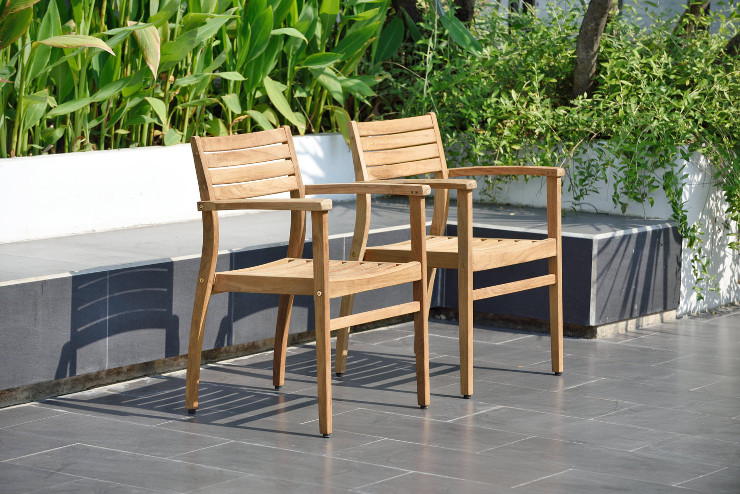Julien FSC-Certified Teak Extendable Outdoor Dining Set