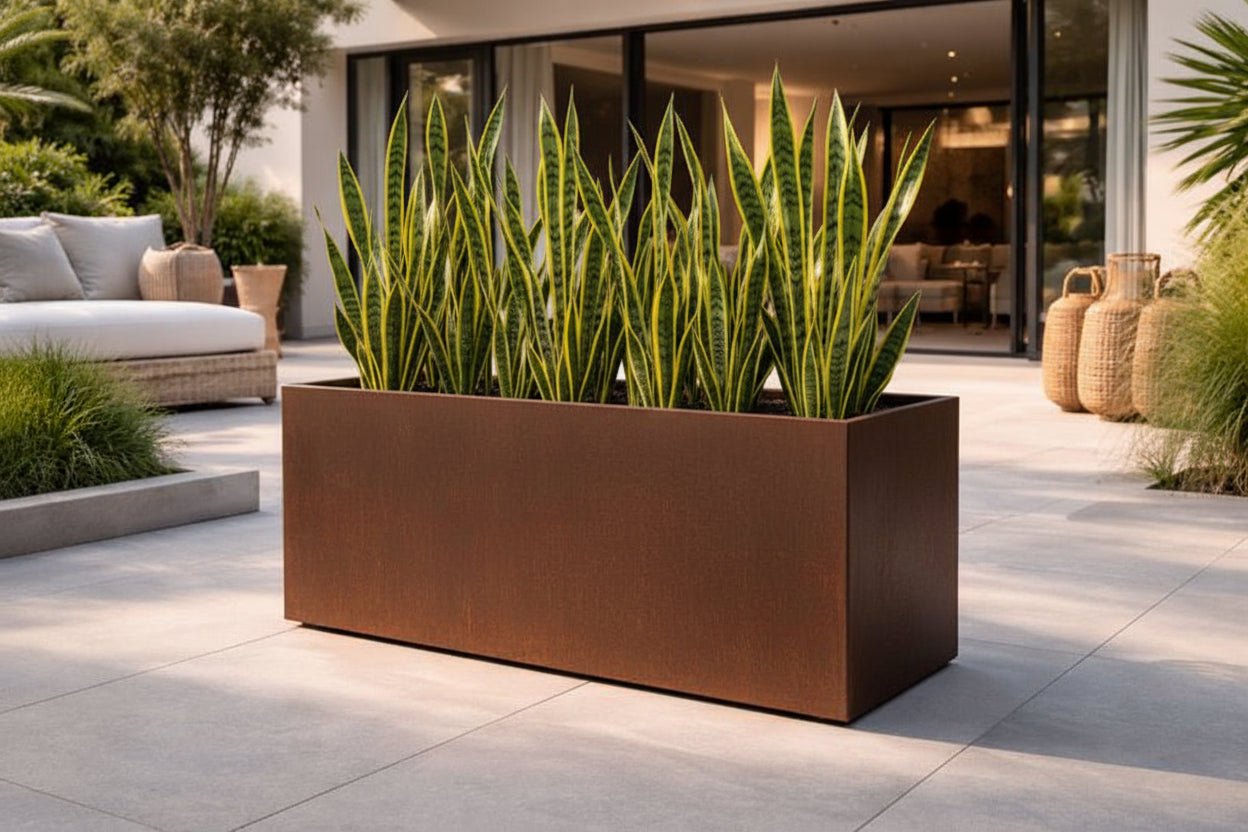 Terra Corten Steel Architectural Planter