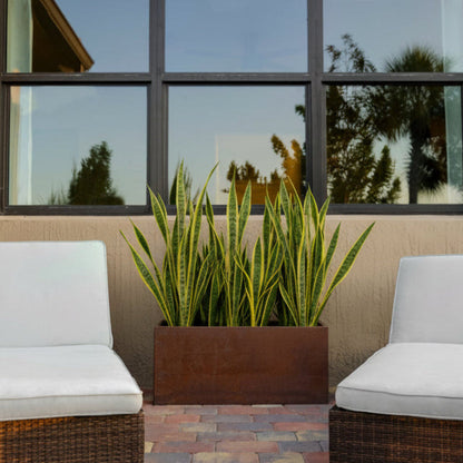 Terra Corten Steel Architectural Planter