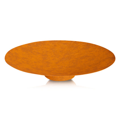 Siena Corten Steel Sculptural Fire Bowl